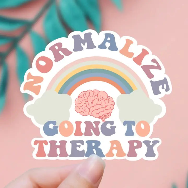 Normalize Going To Therapy Sticker image 0