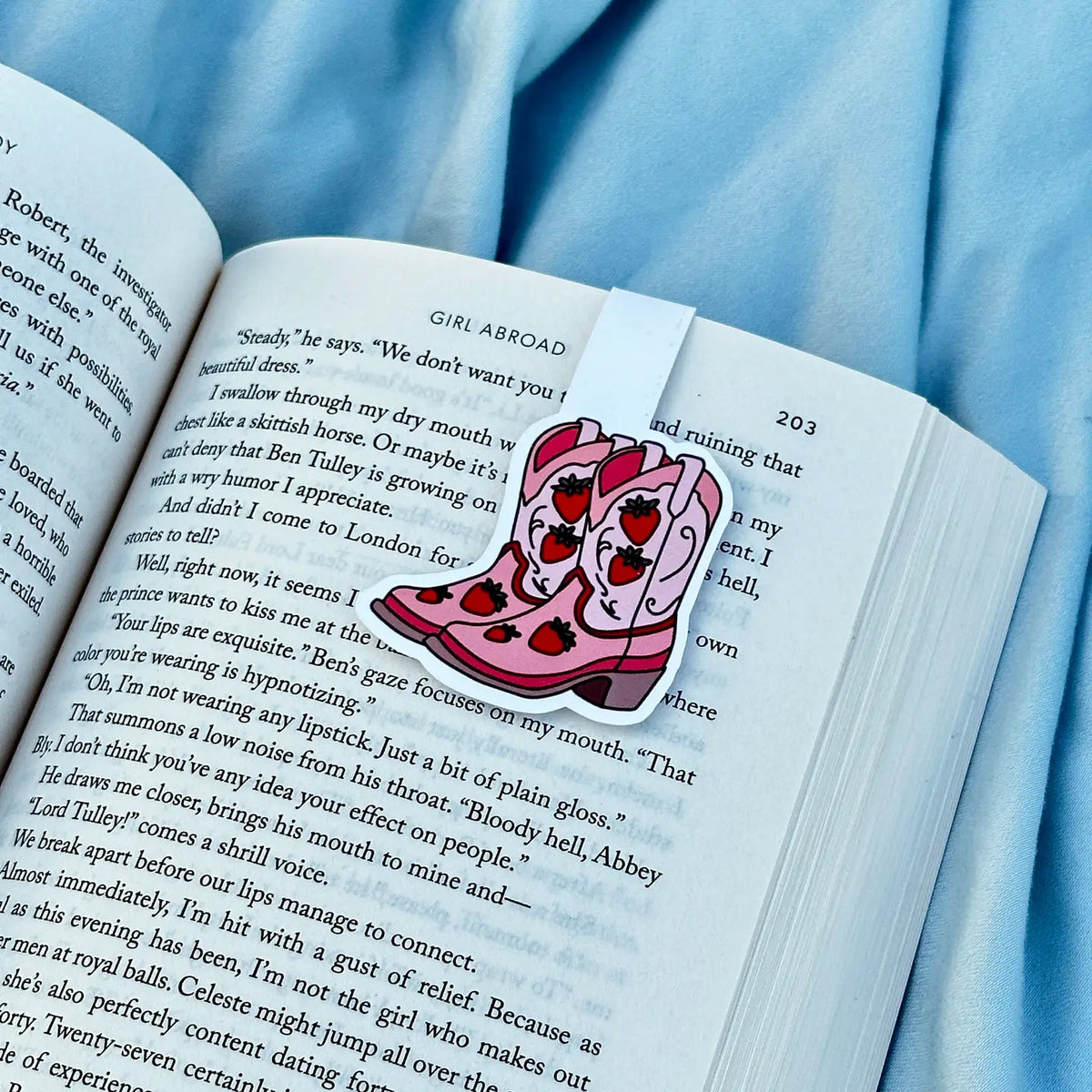 Strawberry Shortcake Cowgirl Boots Magnetic Bookmark image 0