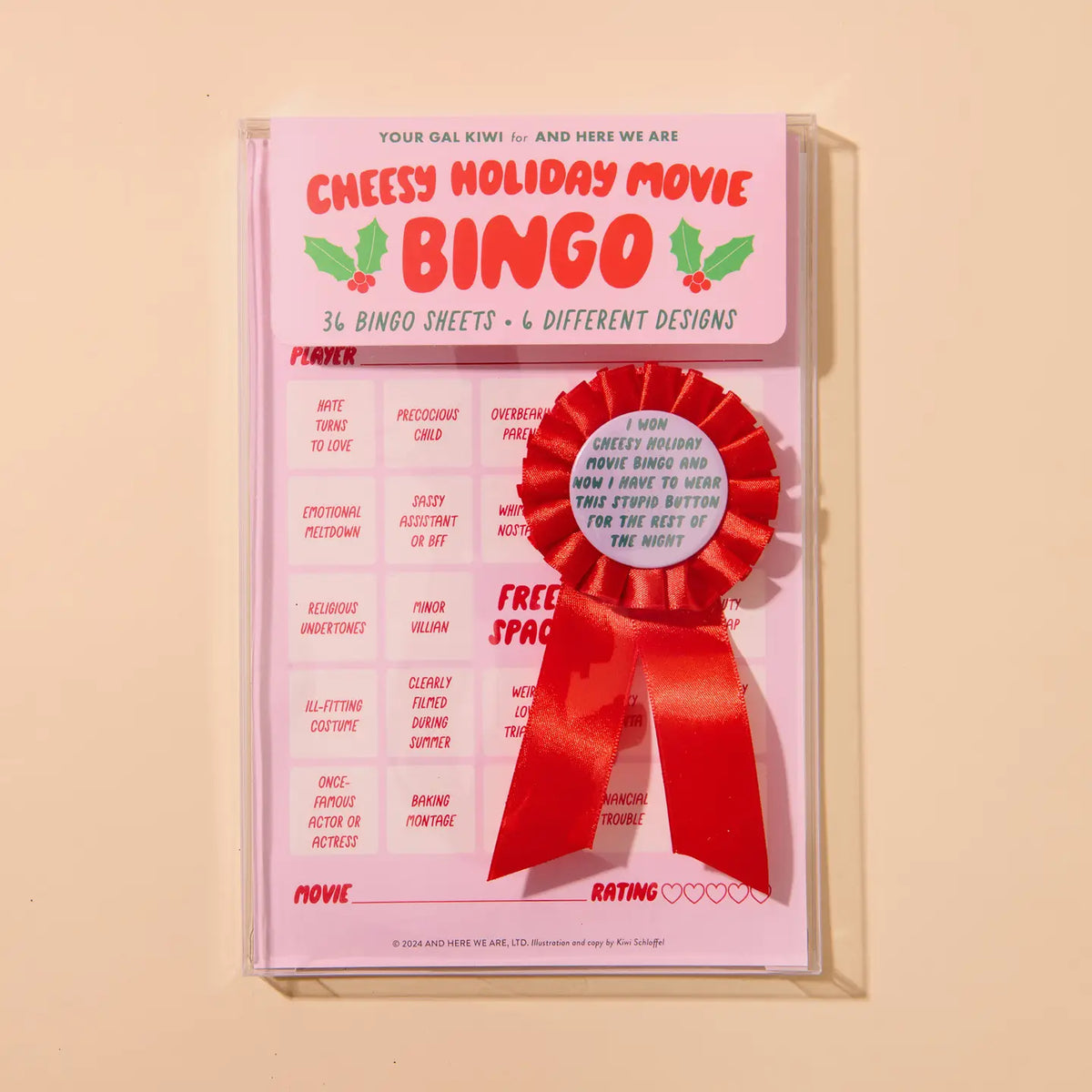 Movie Night Bingo - Cheesy Holiday Movie image 0