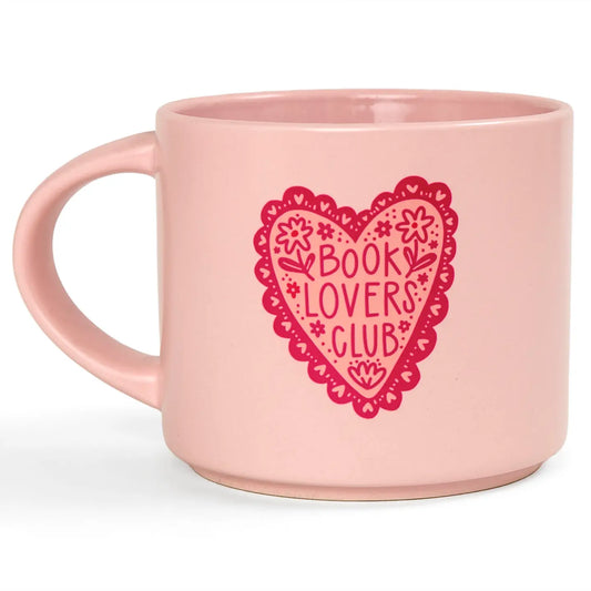 Book Lovers Club Ceramic Mug - Pink image 0
