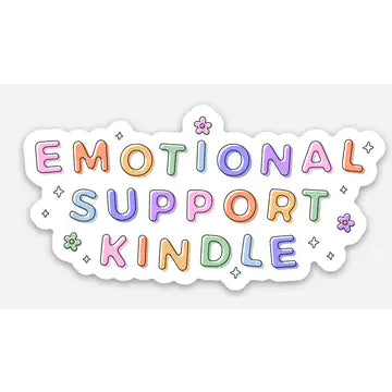 Emotional Support Kindle Sticker image 0