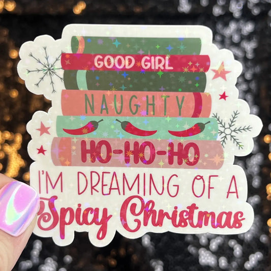 Dreaming of A Spicy Christmas Sticker image 0