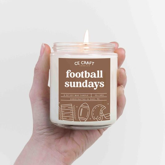 Football Sundays Candle image 0