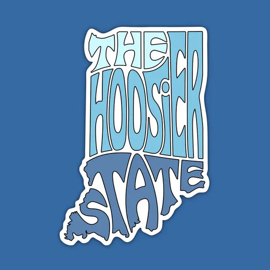 Indiana Nickname Sticker - The Hoosier State image 0