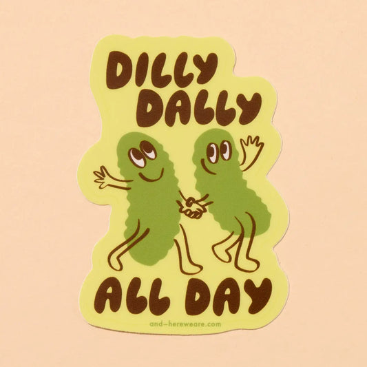 Dilly Dally Pickles Sticker image 0