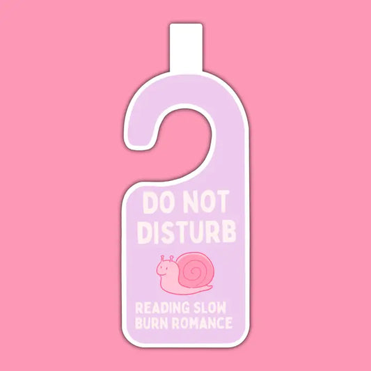Do Not Disturb Reading Slow Burn Romance Magnetic Bookmark image 0