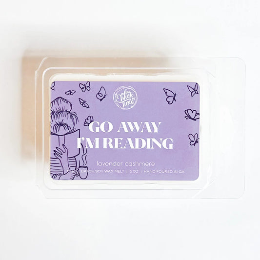 Go Away I'm Reading Wax Melt image 0