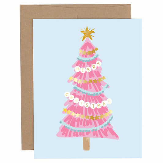 Merry Christmas Friendship Bracelet Greeting Card image 0