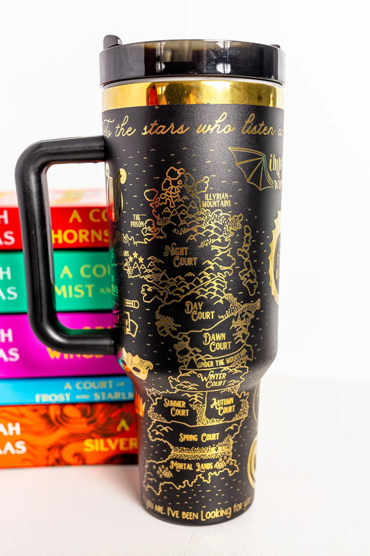 ACOTAR engraved 40 oz tumbler image 1