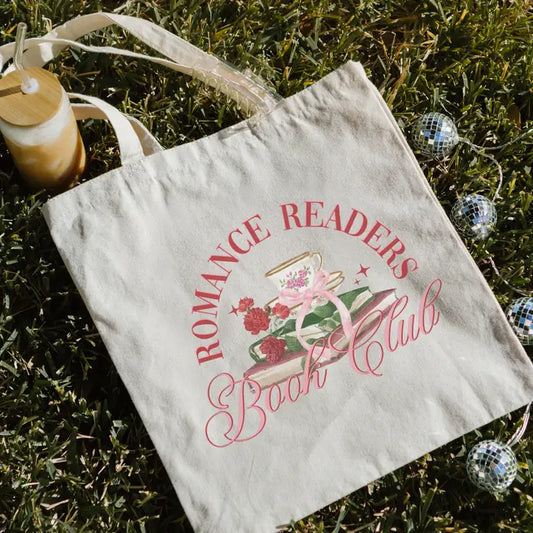 Romance Readers Book Club Tote Bag image 0