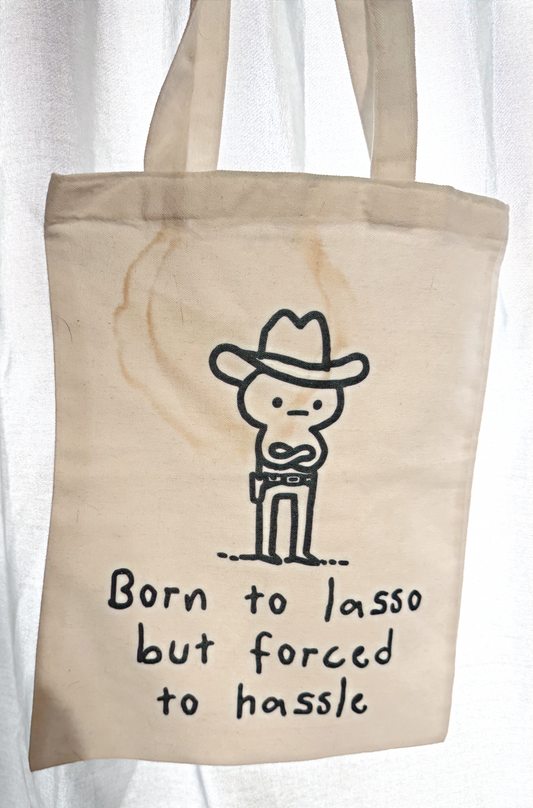 Born to Lasso Tote Bag - DAMAGED image 0
