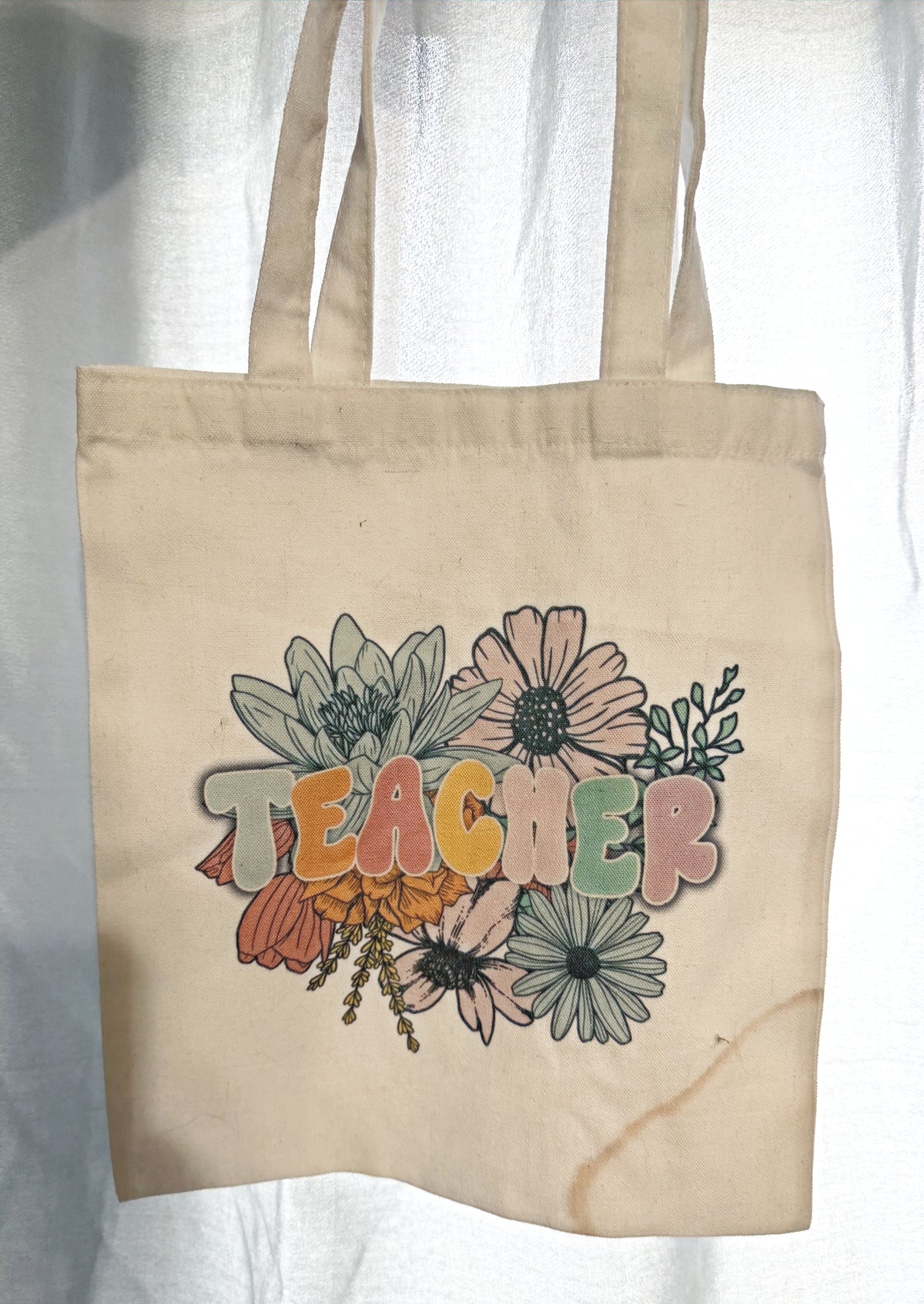 Teacher Tote Bag - DAMAGED image 0